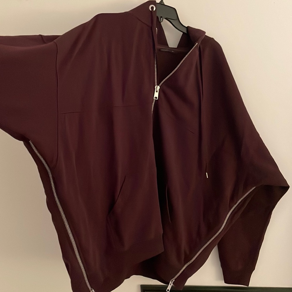 Allsaints Deep Purple Oversized Hoodie M/L